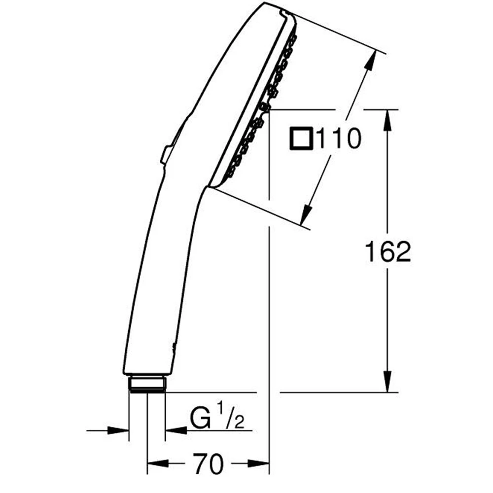 Grohe Tempesta Cube 110 2 Akışlı El Duşu - 27571003 Hemen Al