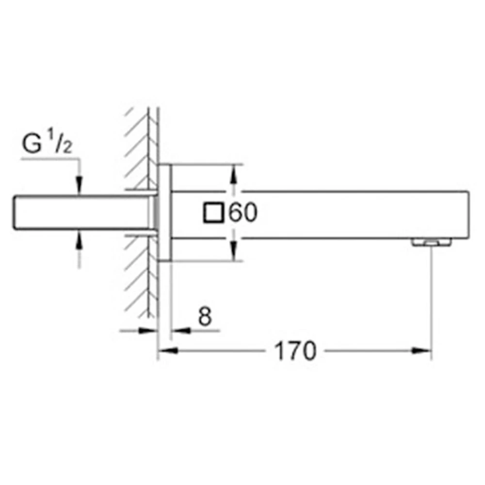 Grohe Universal Cube Çıkış Ucu - 13303000 Hemen Al