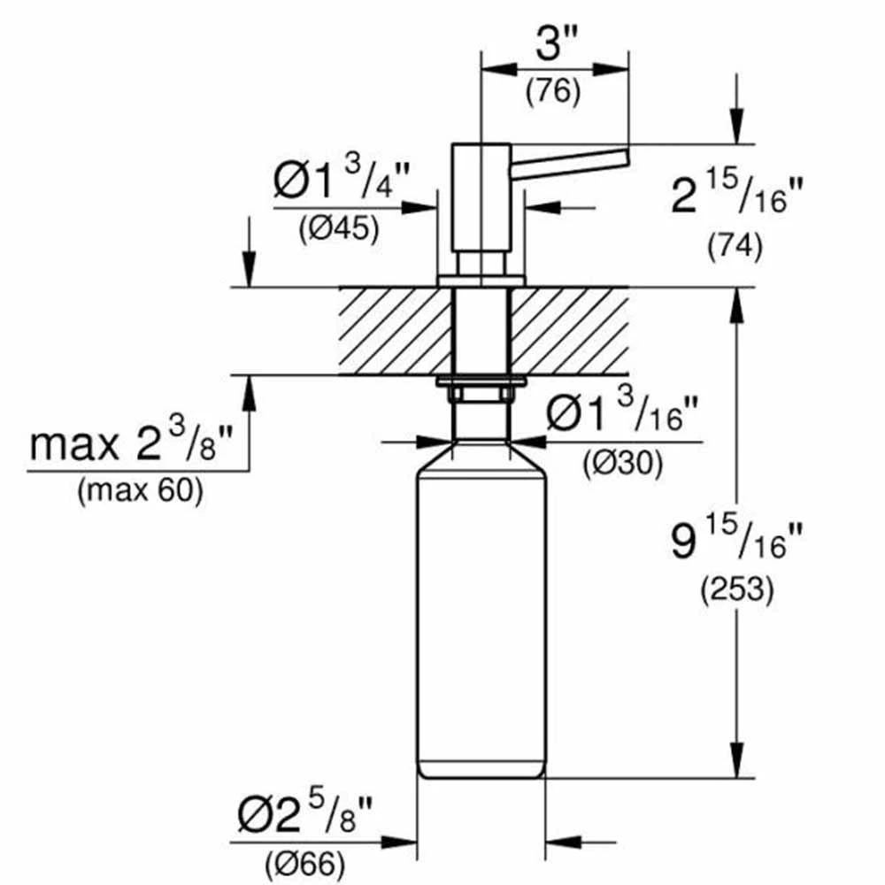 Grohe soap dispenser Cosmopolitan Sıvı Sabunluk - 40535000 Hemen Al