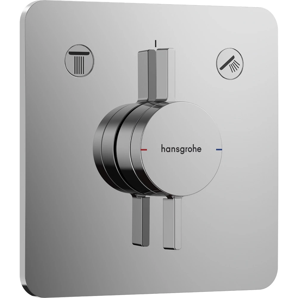 Hansgrohe DuoTurn Q 2 Çıkış İçin Ankastre Banyo Bataryası 75414000 Hemen Al