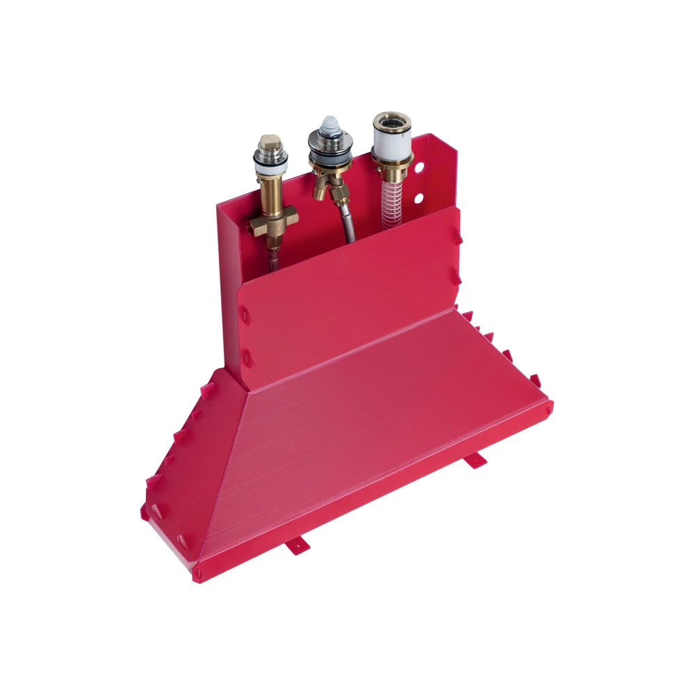 Hansgrohe Kırmızı İç Set 3 Delikli Tek kollu küvet kenarı Banyo Bataryası