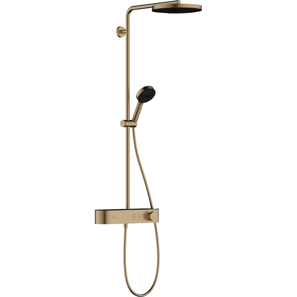 Hansgrohe Pulsify S 260 1jet, ShowerTablet Select Mat Bronz Duş Kolonu