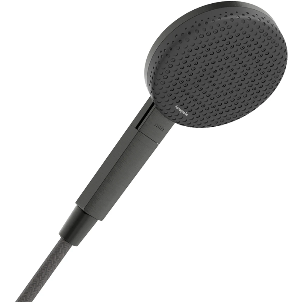 Hansgrohe Raindance Alive Select S 125 3jet EcoSmart+ Mat Siyah-Krom El Duşu - 24512340