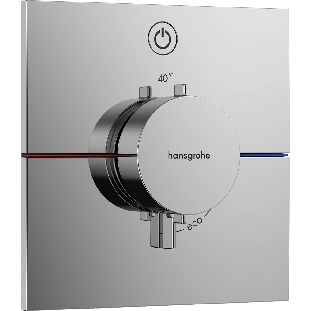 Hansgrohe ShowerSelect Comfort E,1 Çıkış İçin Ankastre Termostatik Banyo Bataryası 15571000