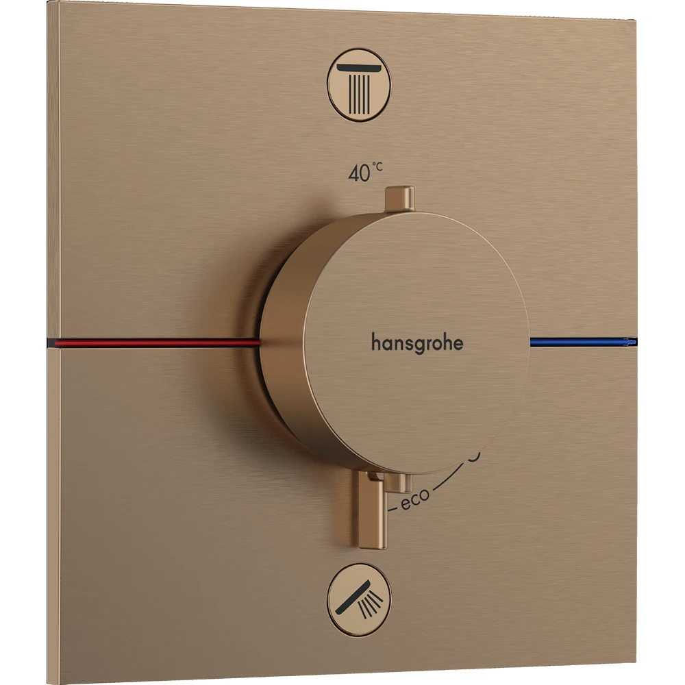 Hansgrohe ShowerSelect Comfort E Mat Bronz 2 Çıkış İçin Ankastre Termostatik Banyo Bataryası 15572140 Hemen Al
