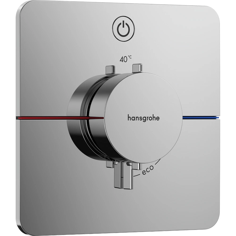 Hansgrohe ShowerSelect Comfort Q 1 Çıkış İçin Ankastre Termostatik Banyo Bataryası 15581000