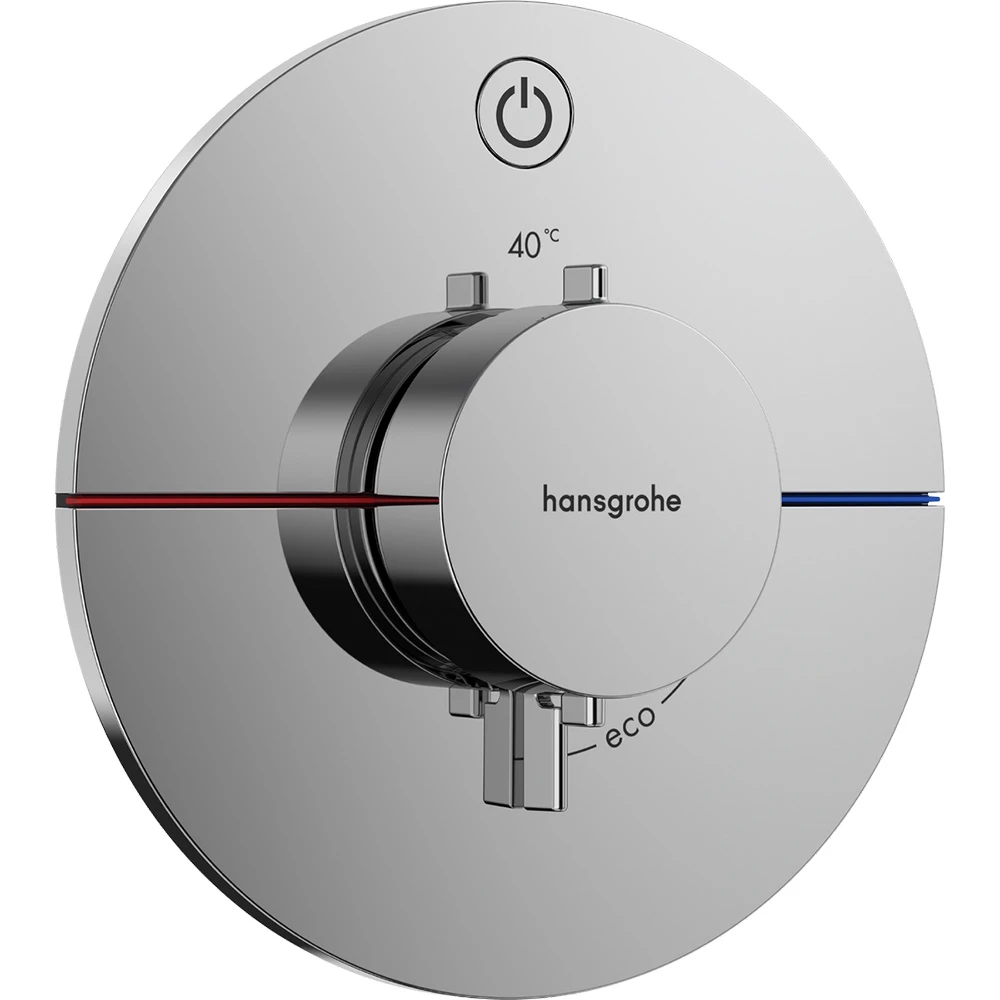 Hansgrohe ShowerSelect Comfort S 1 Çıkış İçin Ankastre Termostatik Banyo Bataryası 15553000