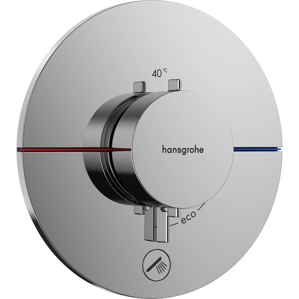 Hansgrohe ShowerSelect Comfort S 1 Çıkış ve İlave Çıkış İçin Ankastre Termostatik Banyo Bataryası 15562000