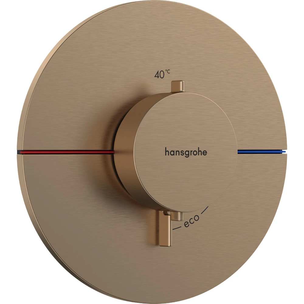 Hansgrohe ShowerSelect Comfort S Mat Bronz Ankastre Termostatik Banyo Bataryası 15559140