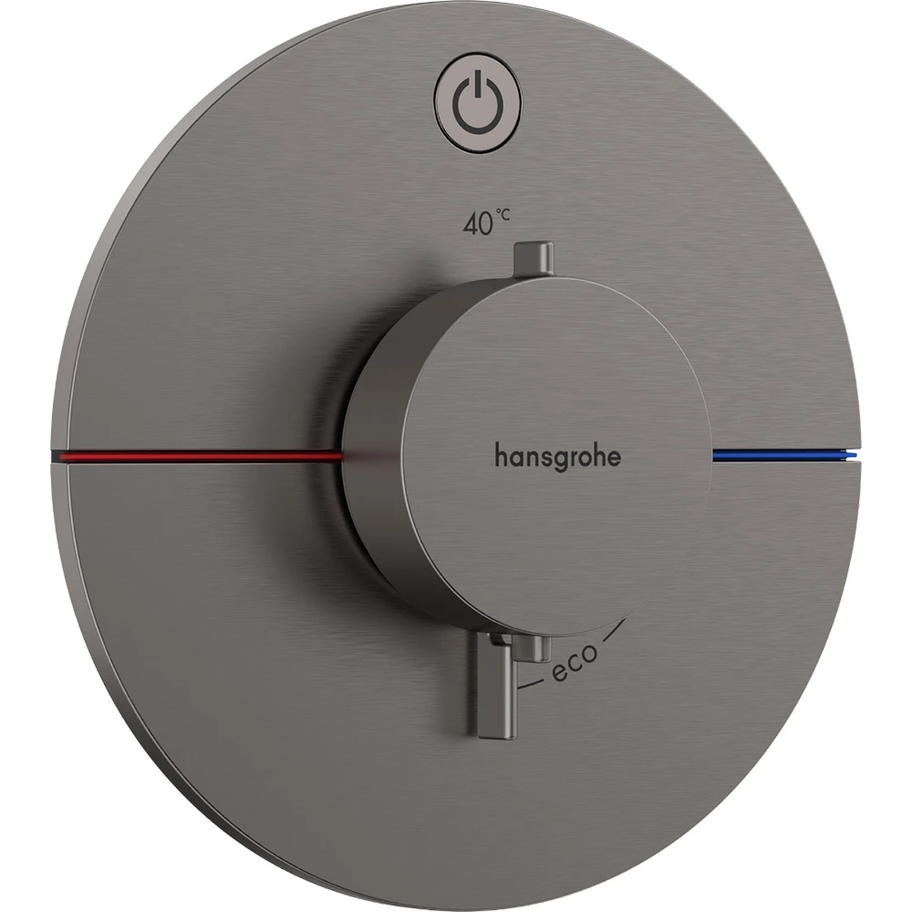Hansgrohe ShowerSelect Comfort S Mat Siyah 1 Çıkış İçin Ankastre Termostatik Banyo Bataryası 15553340 Hemen Al