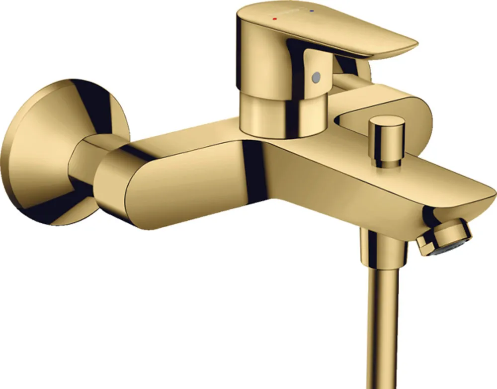 Hansgrohe Talis E Tek Kollu Parlak Altın Optik Banyo Bataryası