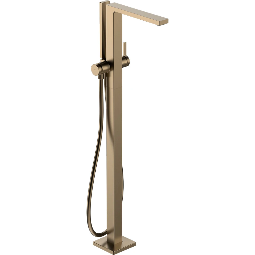 Hansgrohe Tecturis E Yerden Mat Bronz Tek Kollu Banyo Bataryası 73445140