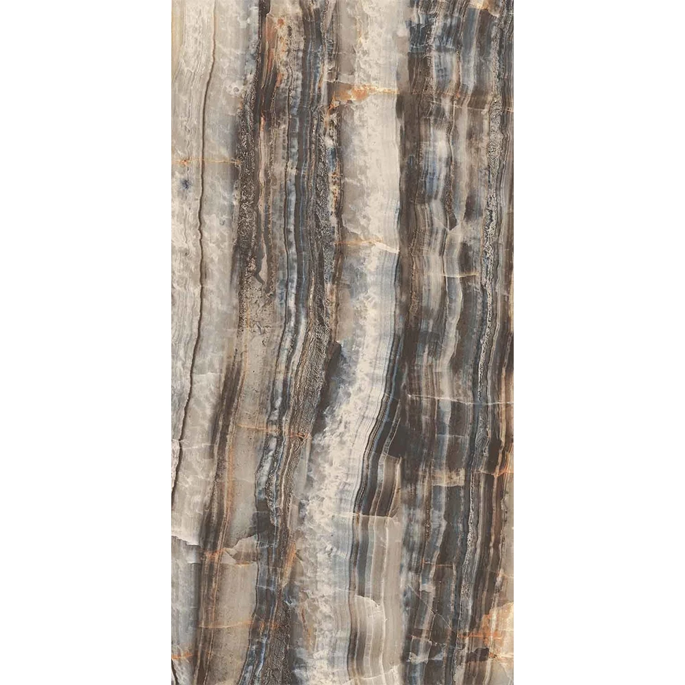 Kalebodur Mpb-R584 Onyx Rainbow Koyu Parlak 60x120