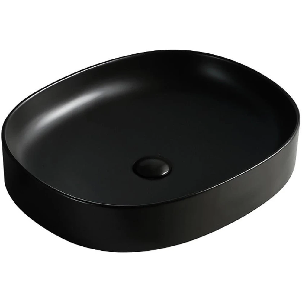 Lena EY-4712MS 55x45 Cm Mat Siyah Tezgah Üstü Lavabo