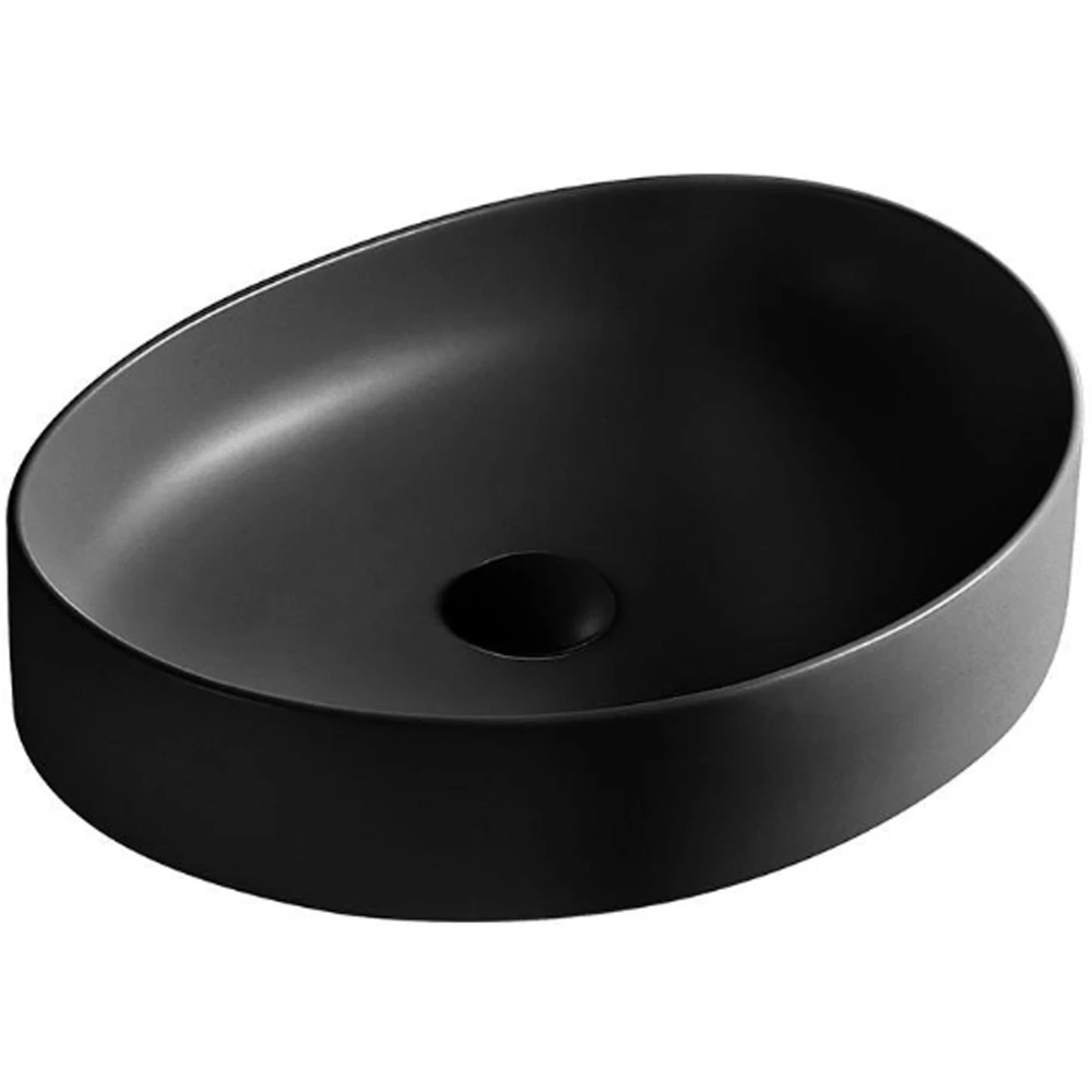 Lena EY-4713MS 50x38 Cm Mat Siyah Tezgah Üstü Lavabo