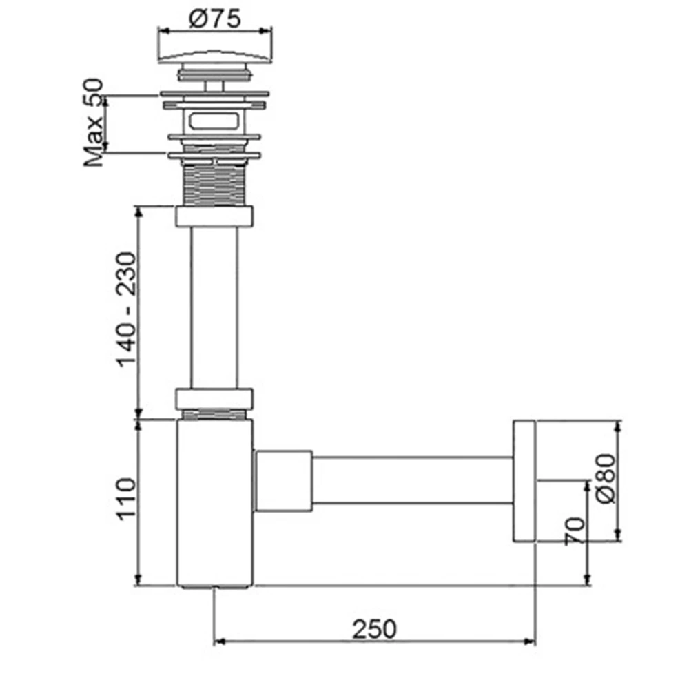 Newarc Corner Delikli Lavabo Sifonu - 760523 Hemen Al