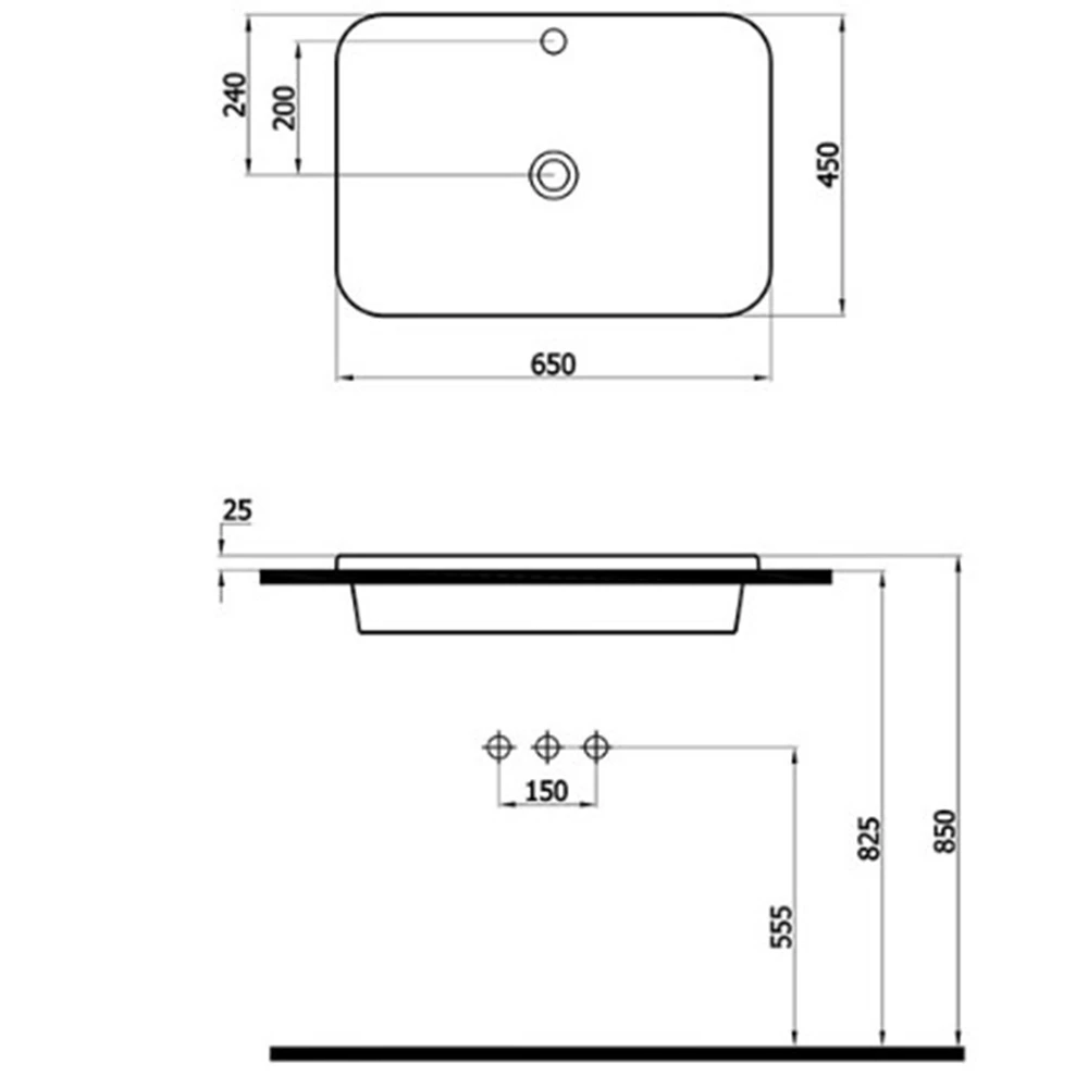 Newarc Drop 65x45 Cm Lavabo - DRO.L065 Hemen Al
