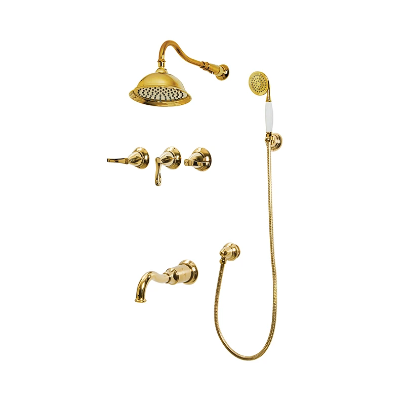 Newarc Golden Altın Ankastre Banyo Bataryası Hemen Al