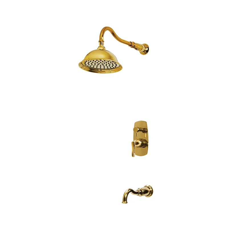 Newarc Golden Altın Ankastre Banyo Bataryası 951111
