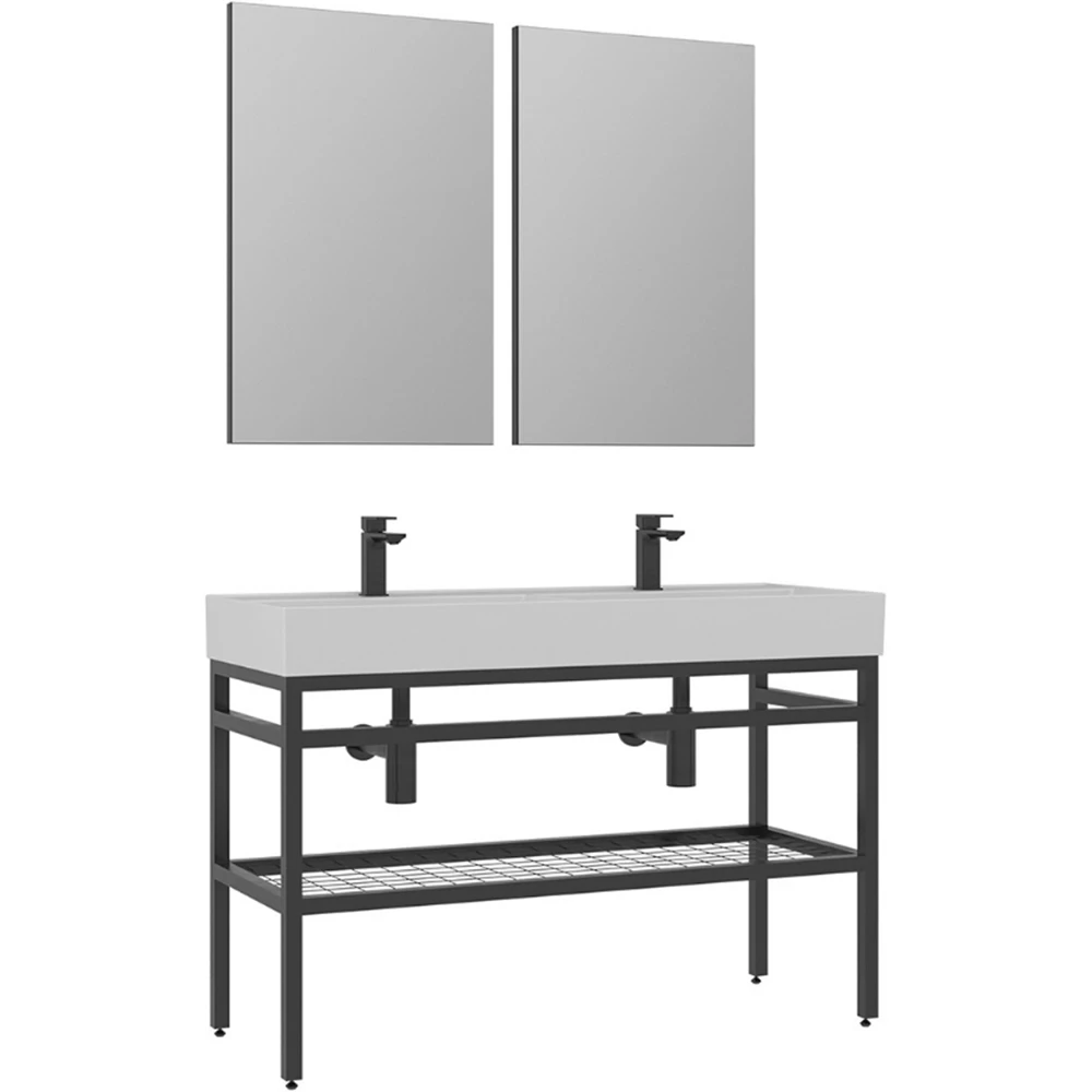 Orka Capetown 120 Cm Mat Siyah Banyo Dolabı Takımı - 5003247 Hemen Al