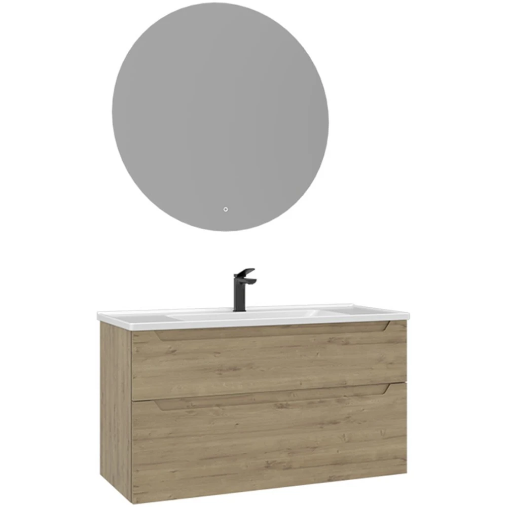 Orka Messina 100 Cm Meşe Banyo Dolabı Takımı - 5006663