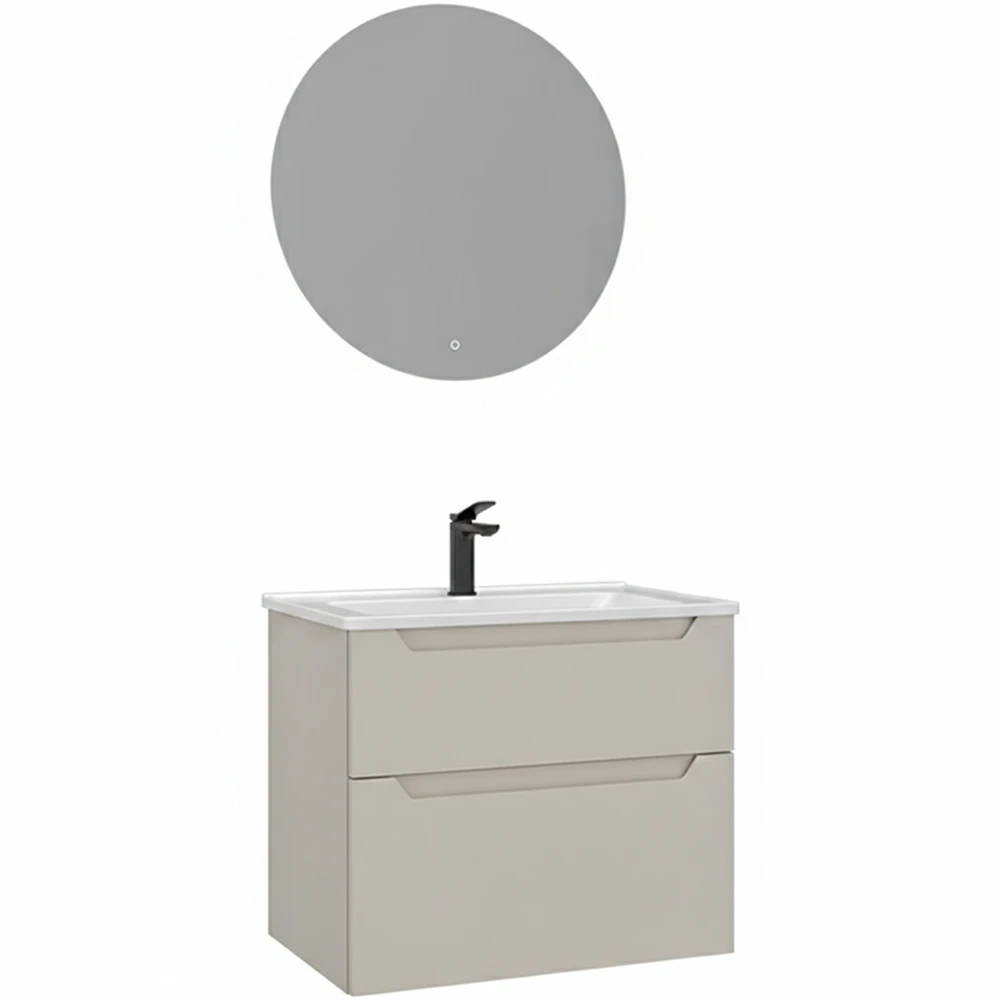 Orka Messina 65 Cm Mat Kaşmir Banyo Dolabı Takımı - 5007130