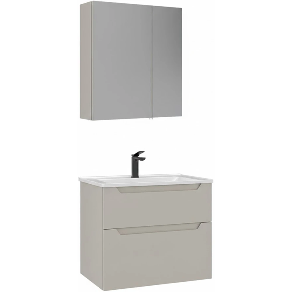 Orka Messina 65 Cm Mat Kaşmir Banyo Dolabı Takımı - 5007135