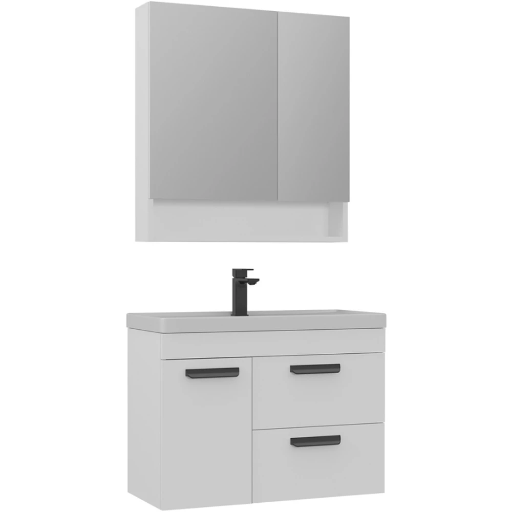 Orka Nova 80 Cm Beyaz Banyo Dolabı Takımı