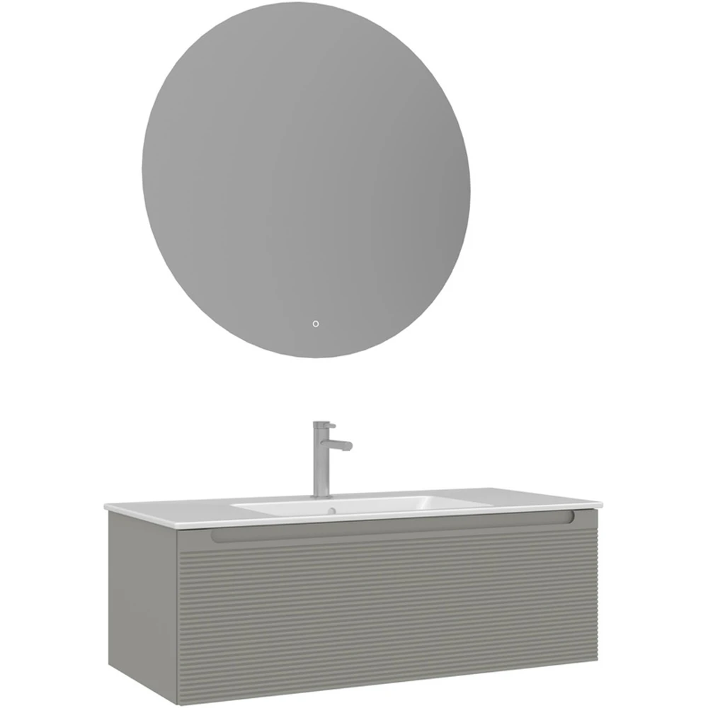 Orka Olbia 100 Cm Mat Kaşmir Banyo Dolabı Takımı Hemen Al