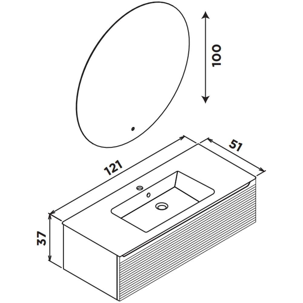 Orka Olbia 120 Cm Mat Antrasit Banyo Dolabı Takımı Hemen Al