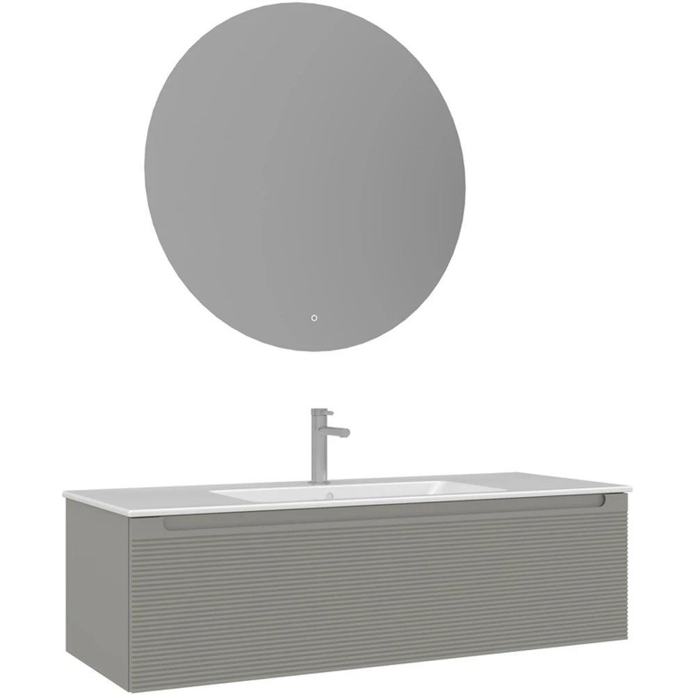 Orka Olbia 120 Cm Mat Kaşmir Banyo Dolabı Takımı Hemen Al