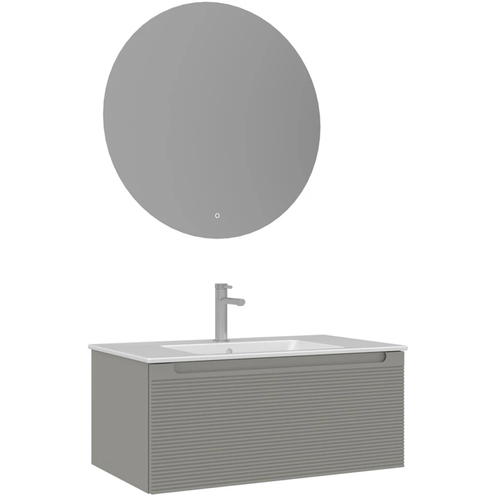 Orka Olbia 80 Cm Mat Kaşmir Banyo Dolabı Takımı Hemen Al