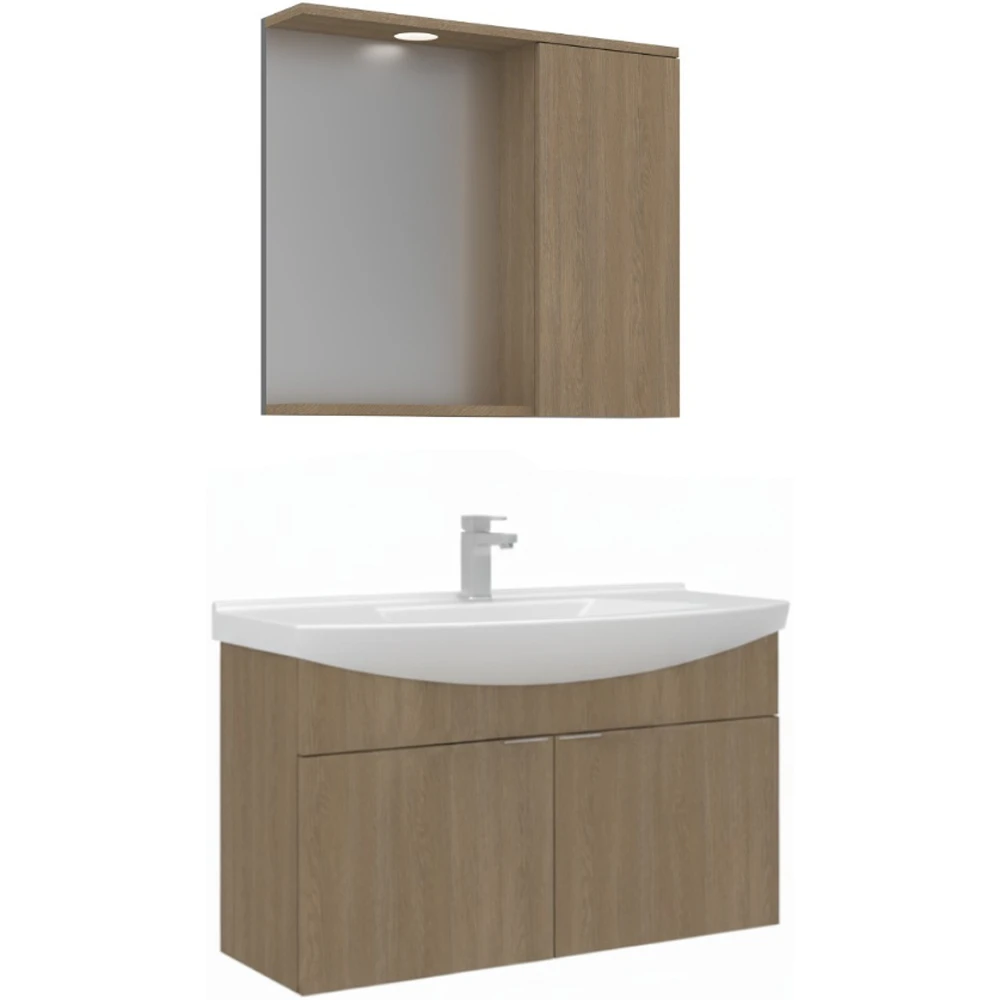 Orka Purus 100 Cm Budva Banyo Dolabı Takımı - 5007994