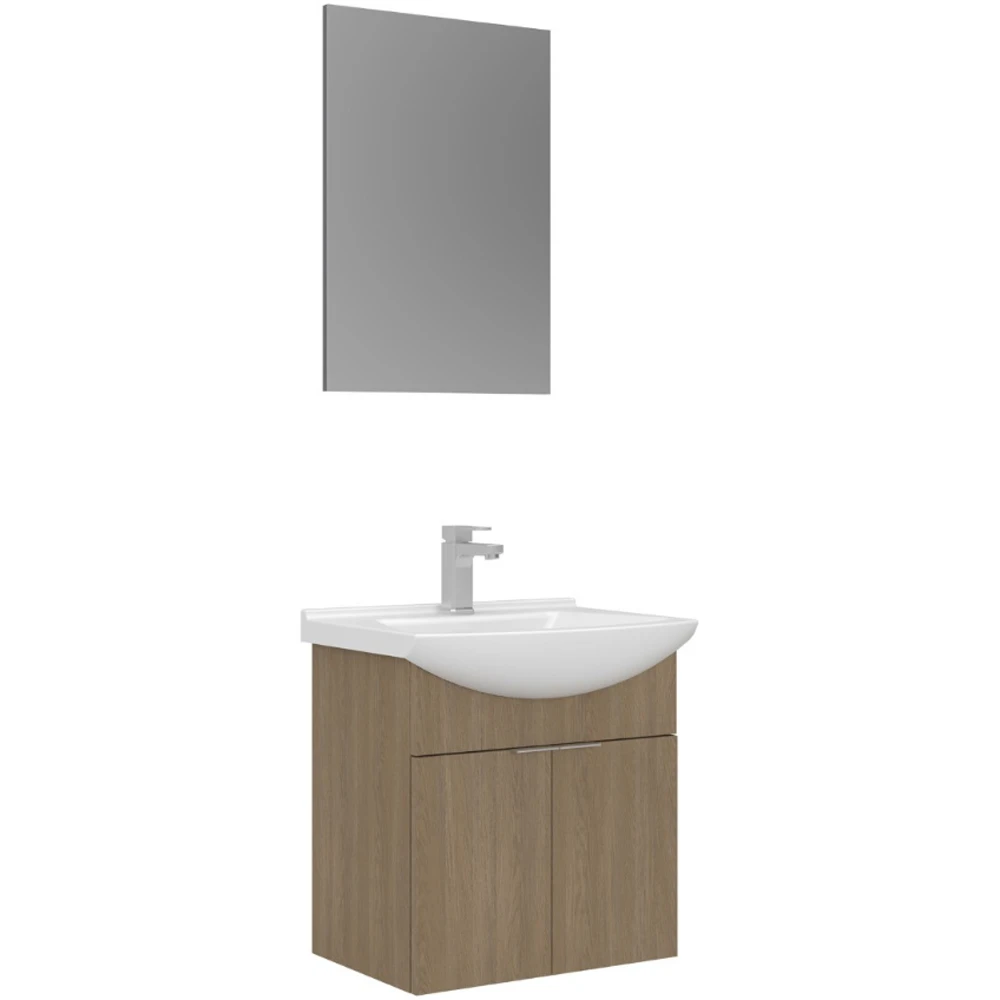 Orka Purus 55 Cm Budva Banyo Dolabı Takımı - 5008314