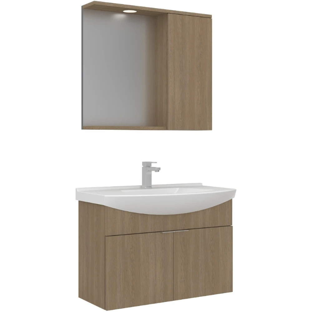 Orka Purus 80 Cm Budva Banyo Dolabı Takımı - 5007993