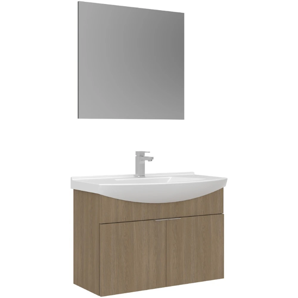 Orka Purus 80 Cm Budva Banyo Dolabı Takımı - 5008324