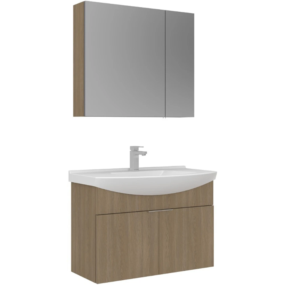 Orka Purus 80 Cm Budva Banyo Dolabı Takımı - 5008342