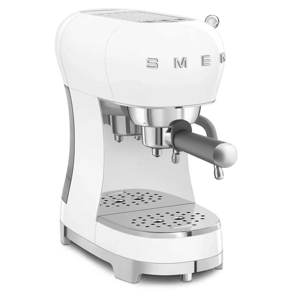 Smeg Beyaz Espresso Kahve Makinesi ECF02WHEU Hemen Al