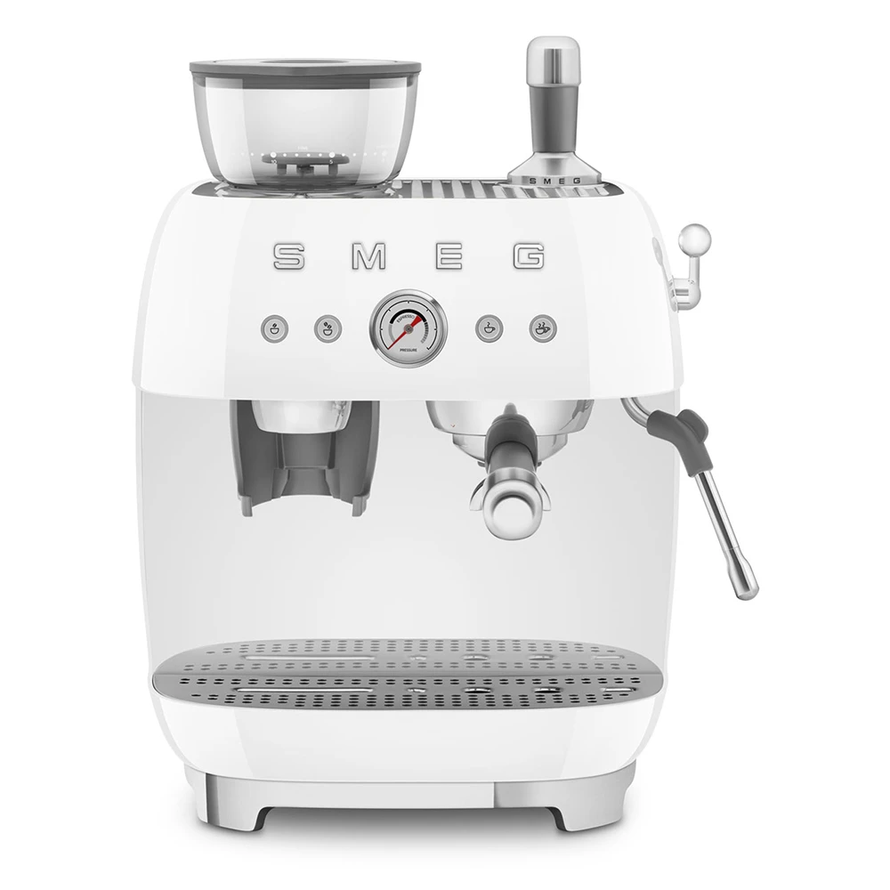 Smeg Beyaz Öğütücülü Espresso Kahve Makinesi EGF03WHEU Hemen Al