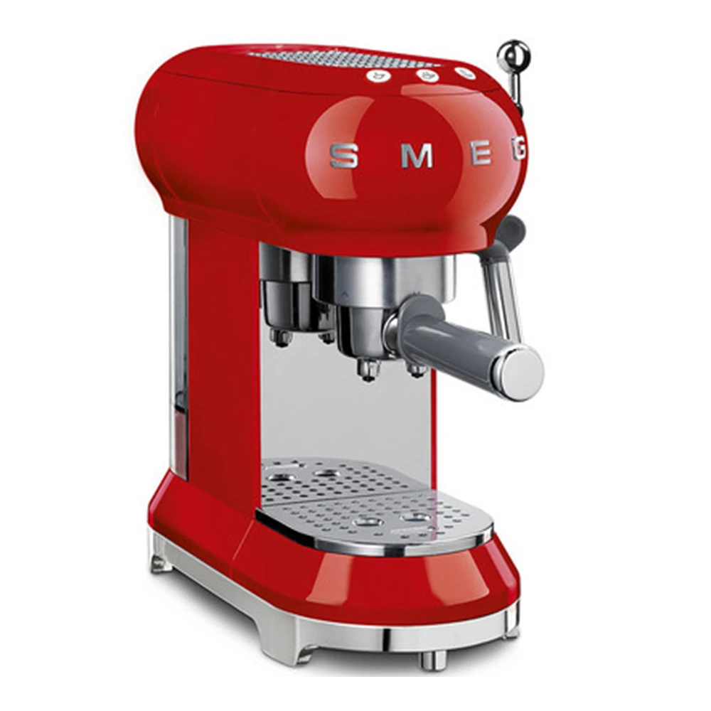 Smeg Kırmızı Espesso Kahve Makinası ECF01RDEU