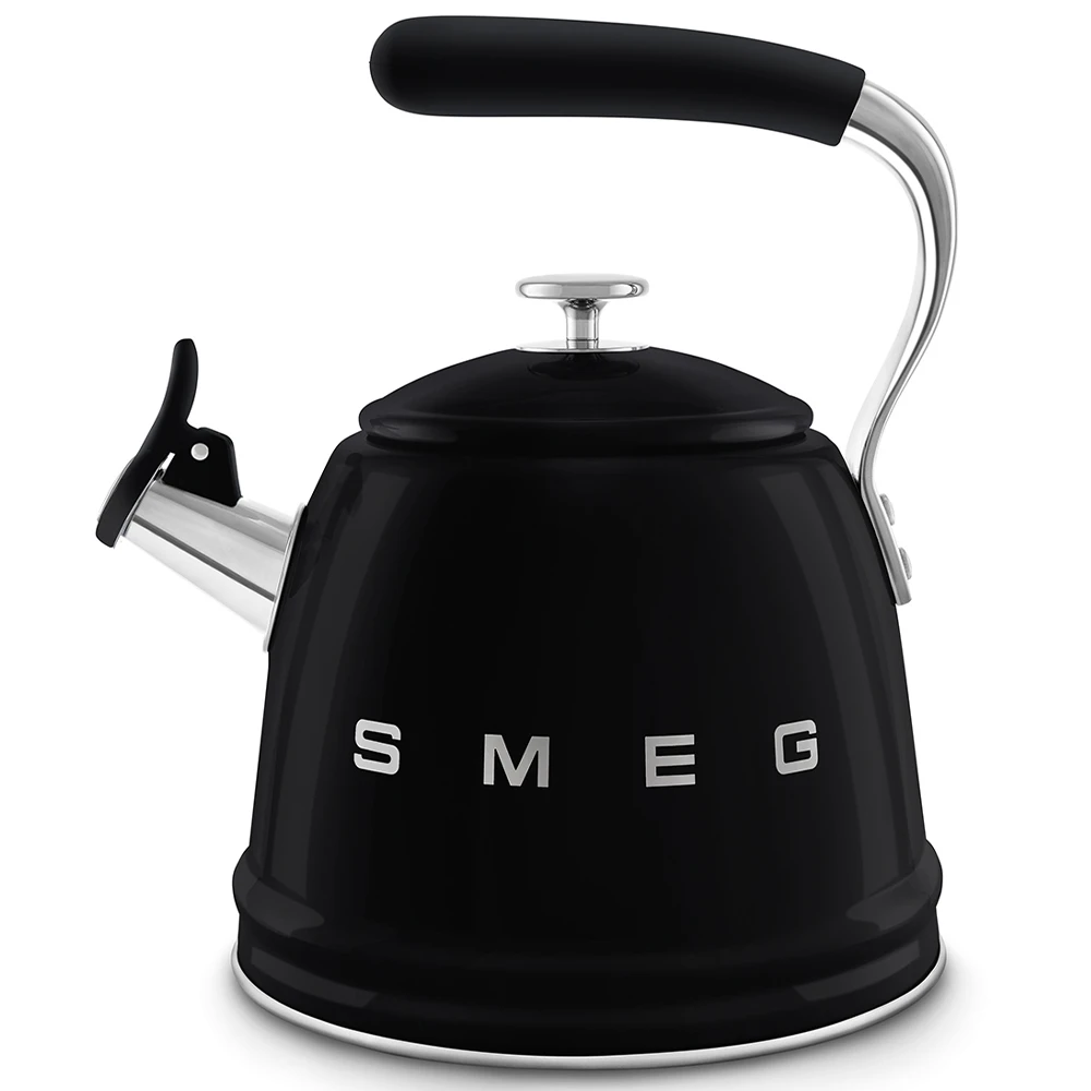 Smeg Retro Siyah Islık Kettle CKLW2001BL Hemen Al