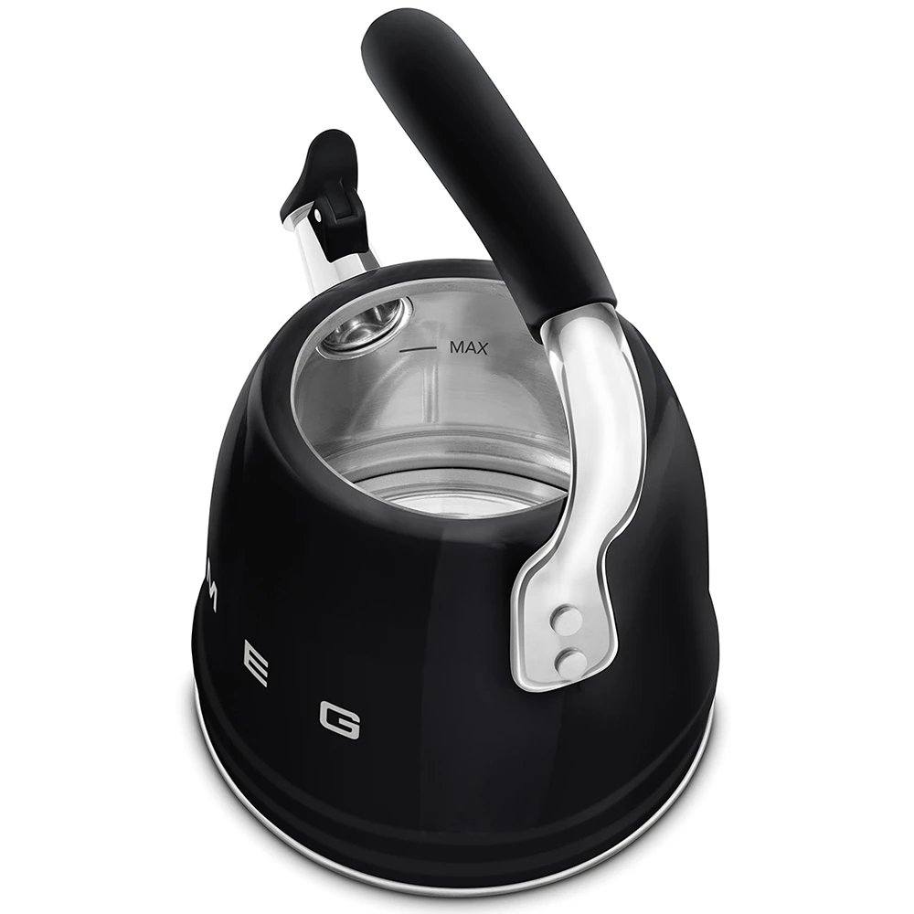 Smeg Retro Siyah Islık Kettle CKLW2001BL Hemen Al