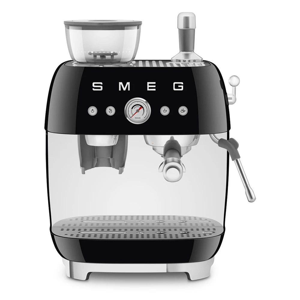 Smeg Siyah Öğütücülü Espresso Kahve Makinesi EGF03BLEU Hemen Al
