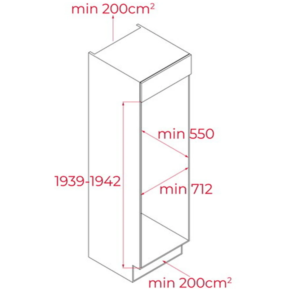 Teka RBF 78780 FI WH 70 Cm Ankastre Buzdolabı Hemen Al