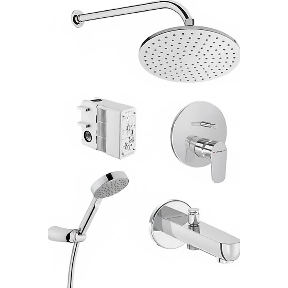 VitrA Flow Round Ankastre Duş Seti A49306