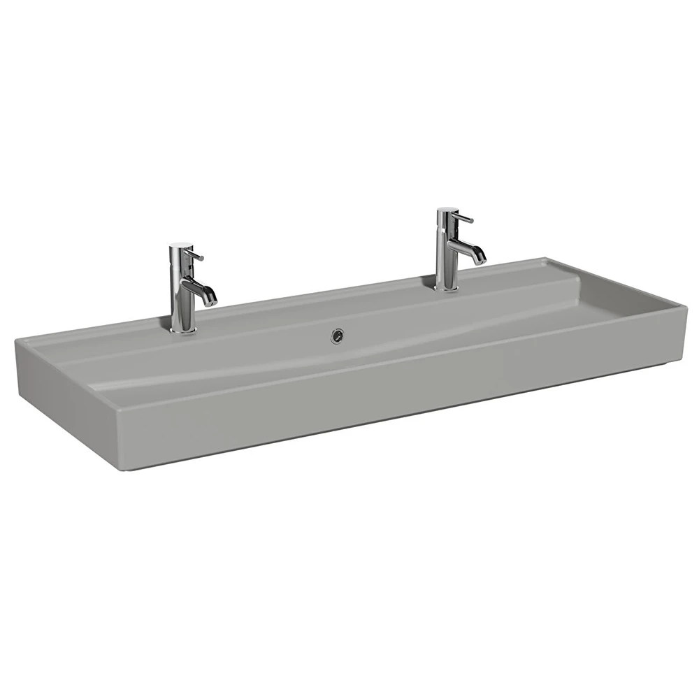 Vitra ArchiPlan 120x46 Cm Mat Taş Gri Lavabo 7418B076-0001 Hemen Al