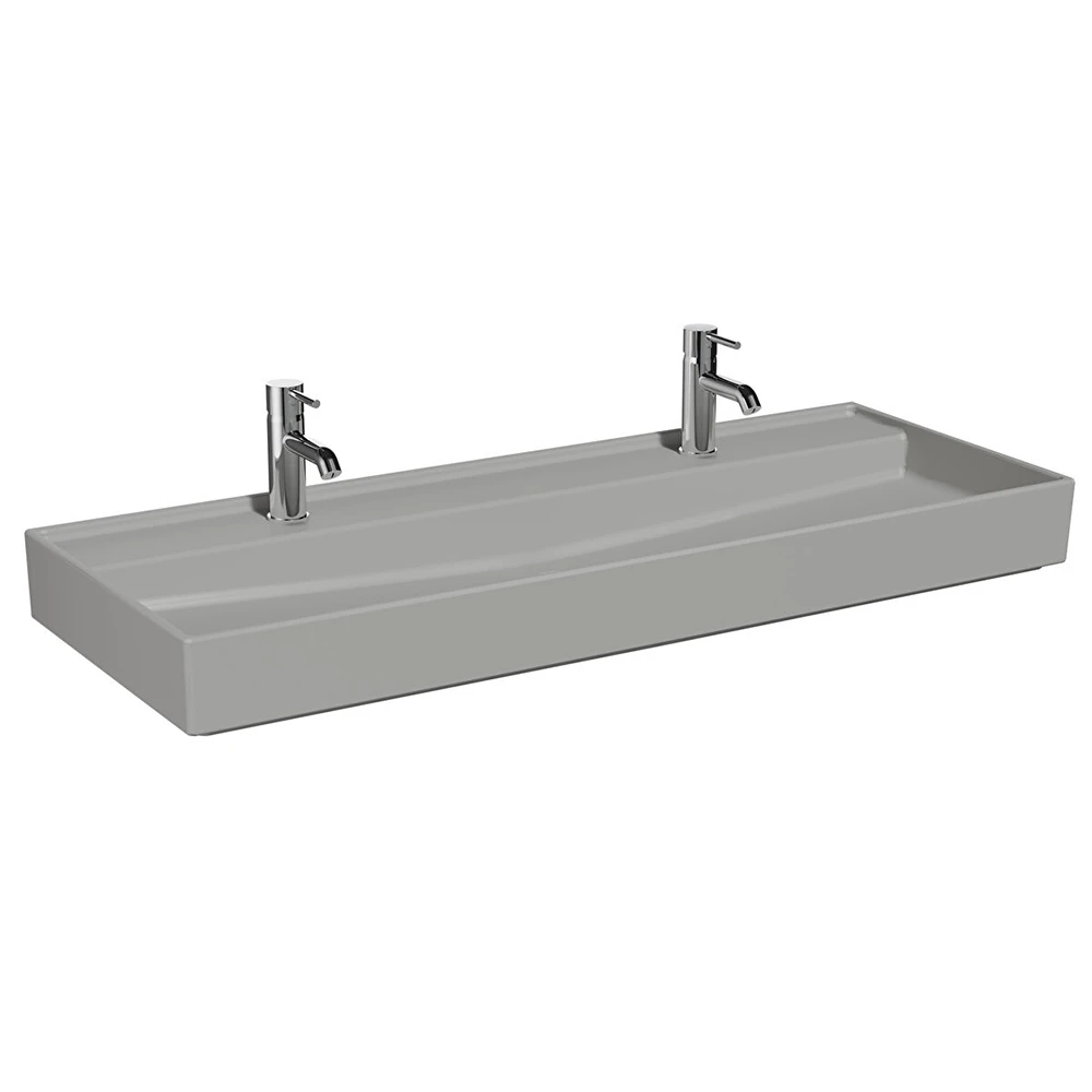 Vitra ArchiPlan 120x46 Cm Mat Taş Gri Lavabo 7418B076-0041 Hemen Al