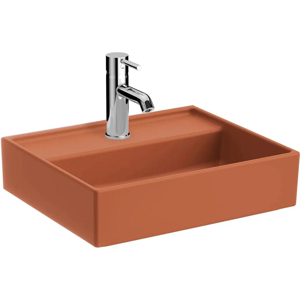 Vitra ArchiPlan 45x38 Cm Mat Terra Rosa Lavabo 7400B077-0041 Hemen Al