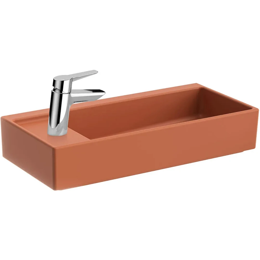 Vitra ArchiPlan 60x28 Cm Mat Terra Rosa Lavabo 7408B077-0052 Hemen Al