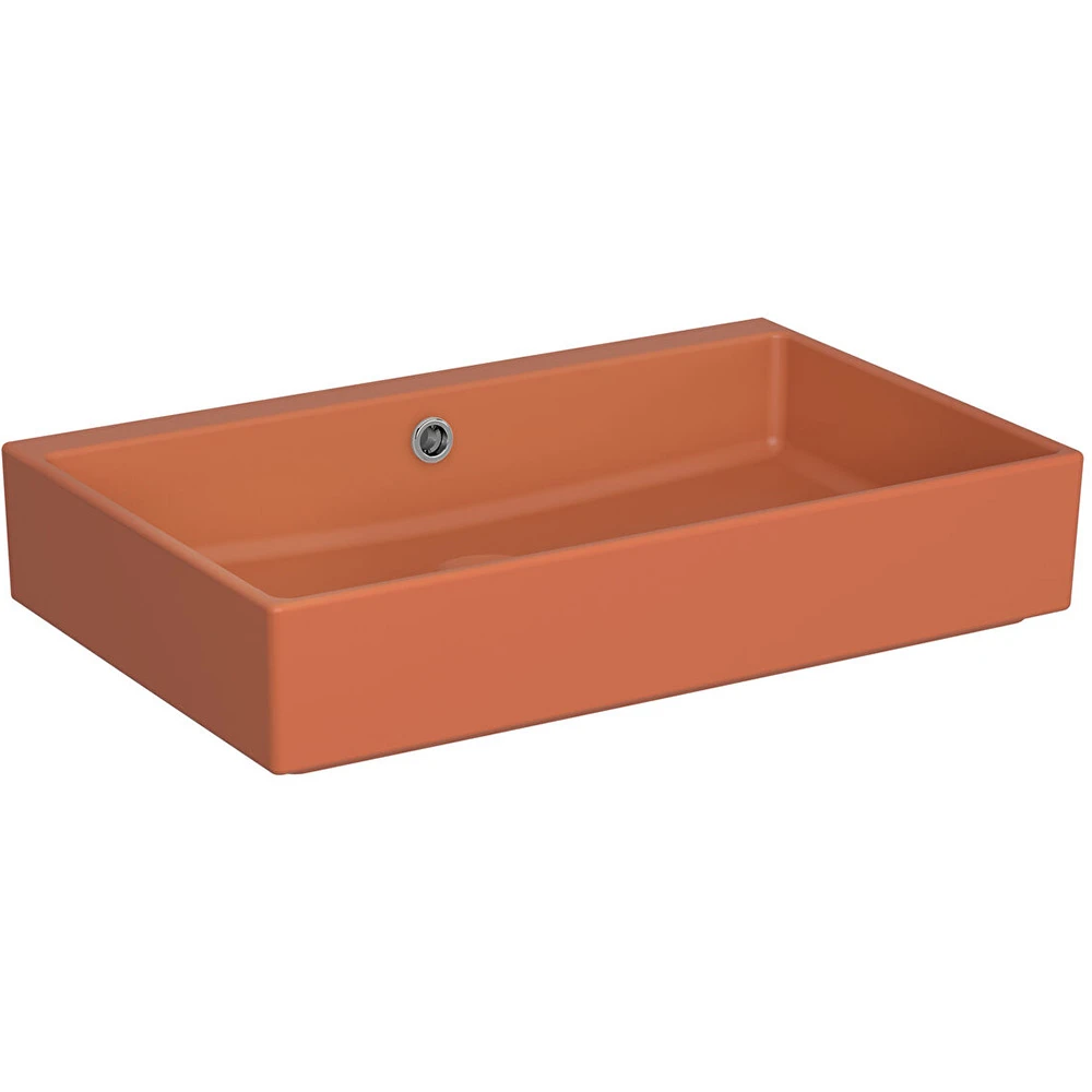 Vitra ArchiPlan 60x38 Cm Mat Terra Rosa Lavabo 7404B077-0012 Hemen Al